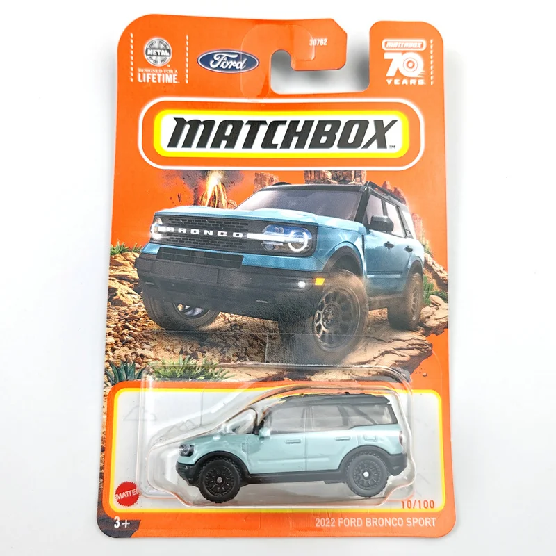 2023 Matchbox Cars 2022 FORD BRONCO SPORT 1/64 Die-cast Model Car Toy Vehicles