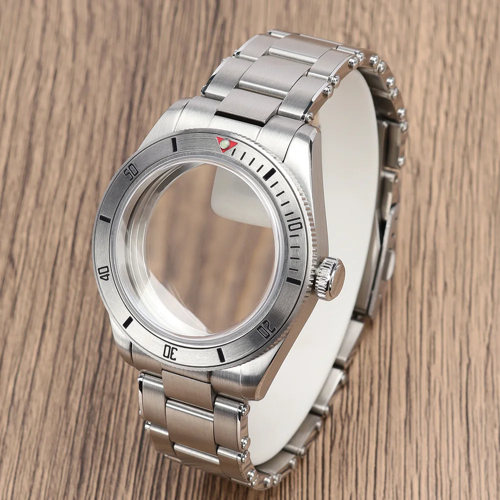 Hot Sale NH35 39mm Silver Mechanical BB58 Watch Case Vintage Style Sapphire Fit NH35 NH36 NH34 4R36 7S Movement 120 Clicks Bezel