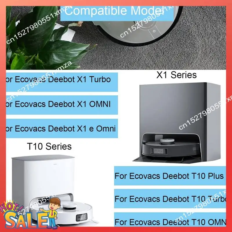 ABCL для Ecovacs Deebot X1 TURBO X1 OMNI T10 Plus T10 Omni/TURBO робот-пылесос основная боковая щетка Hepa-фильтры