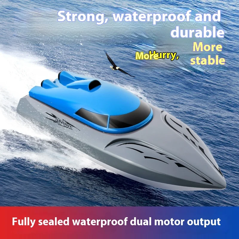 

2.4G Remote Control Electric Boat Children's Toy Boat Rechargeable Wireless RC Boat Fast Ship Model Fun Outdoor Activity