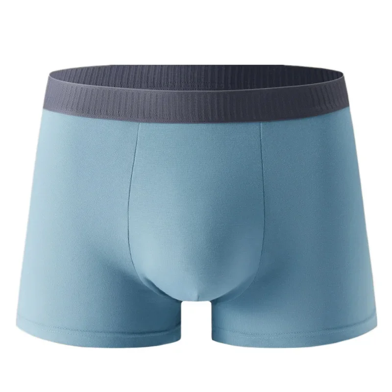 7PCS/BOX Men's Underwear Cotton Graphene Antibacterial Crotch Mid-waist Comfortable Breathable Cotton High Elastic Men's Boxers
