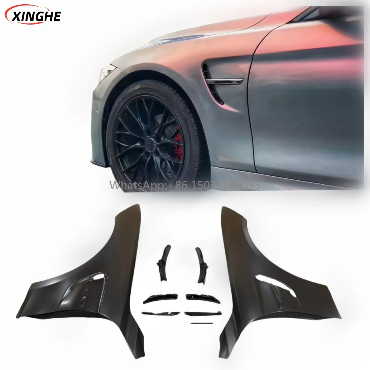 

For BMW 13-20 4 Series F32 iron front fenders 4 Series M4 F33 F36 left and right wing fenders surround side panels