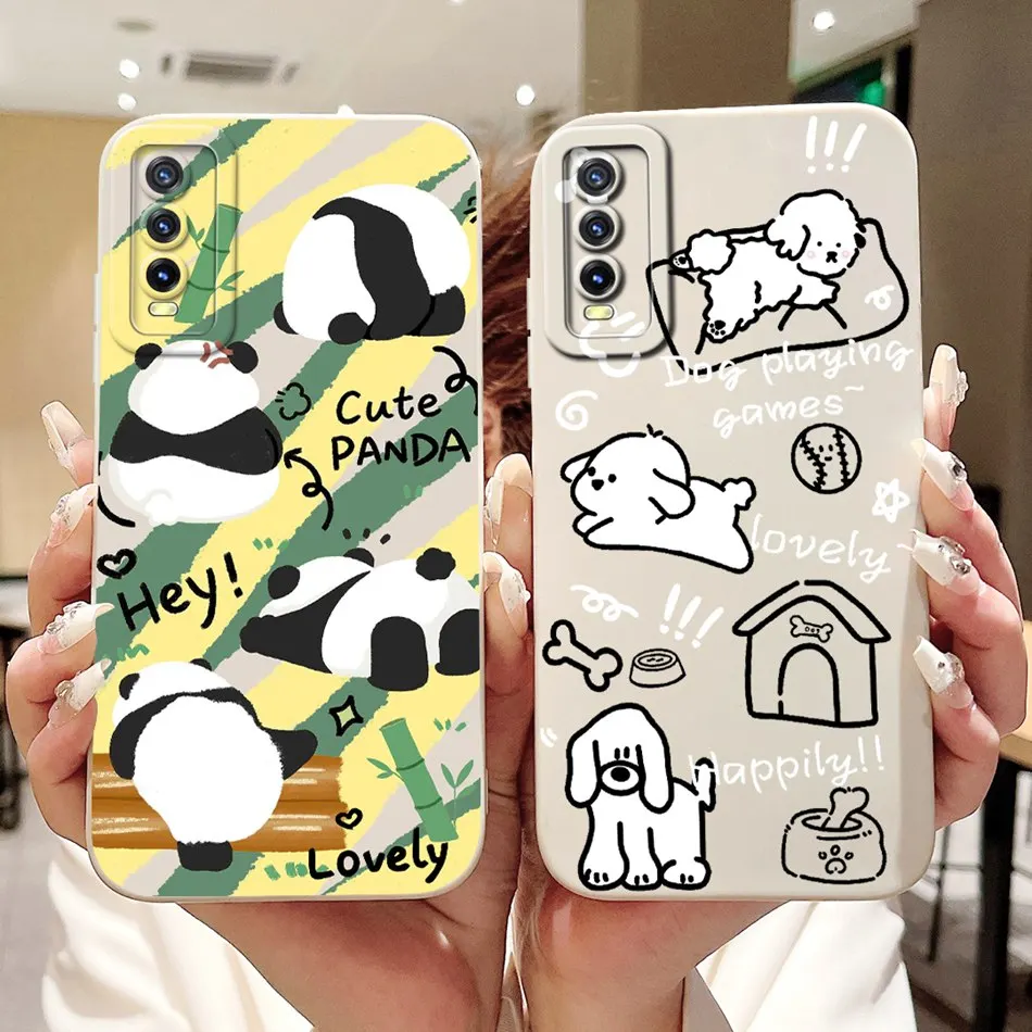 For Vivo Y11S Y12S Y20 2021 Case Vivo Y20a Y20g Y20i Y20S Y20t Elegant Printing Camera Protective Soft Silicone Phone Cases