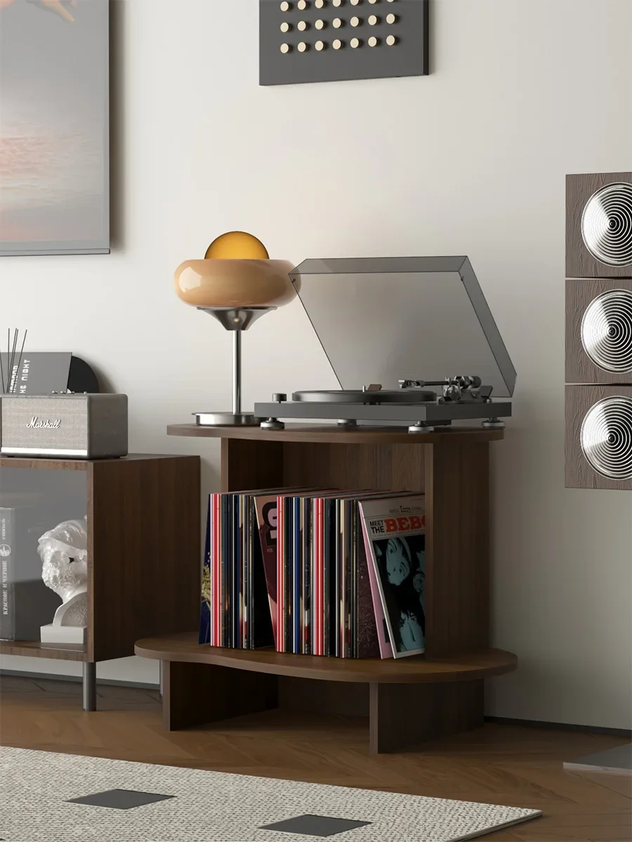Record Floor-to-ceiling large size vinyl record Sofa side cabinet Multifunctional record holder
