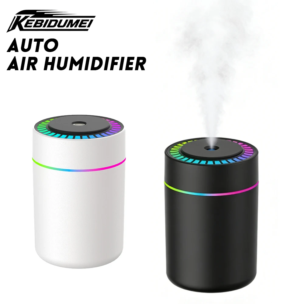 KEBIDUMEI 180ML Air Humidifier Essential Oil Purifier Aromatherapy Mist Maker Lights USB Electric Aroma Diffuser Car Accessories