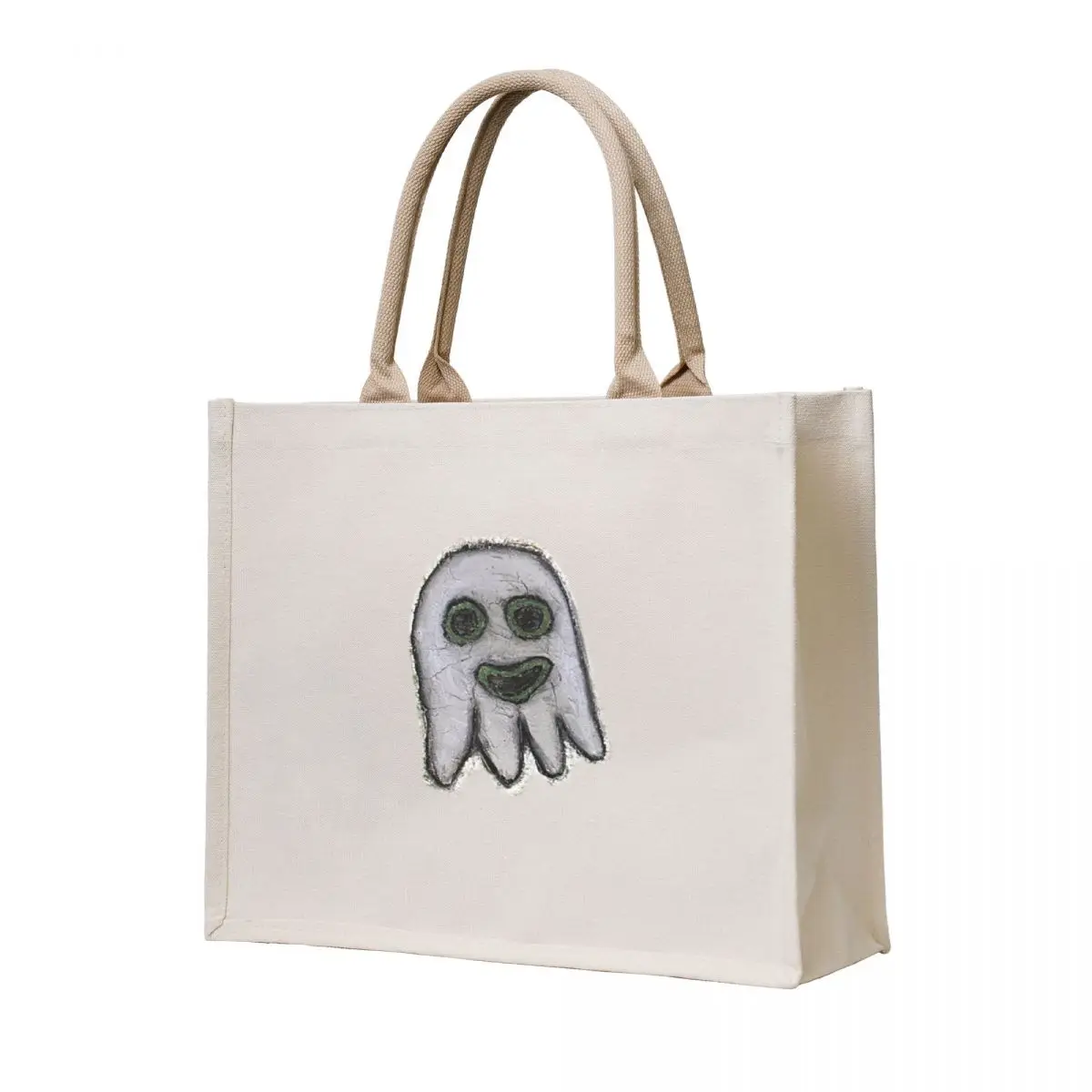 

Happy Ghosty Tote Bag Shopper handbag Customizable tote bag supermarket folding bag