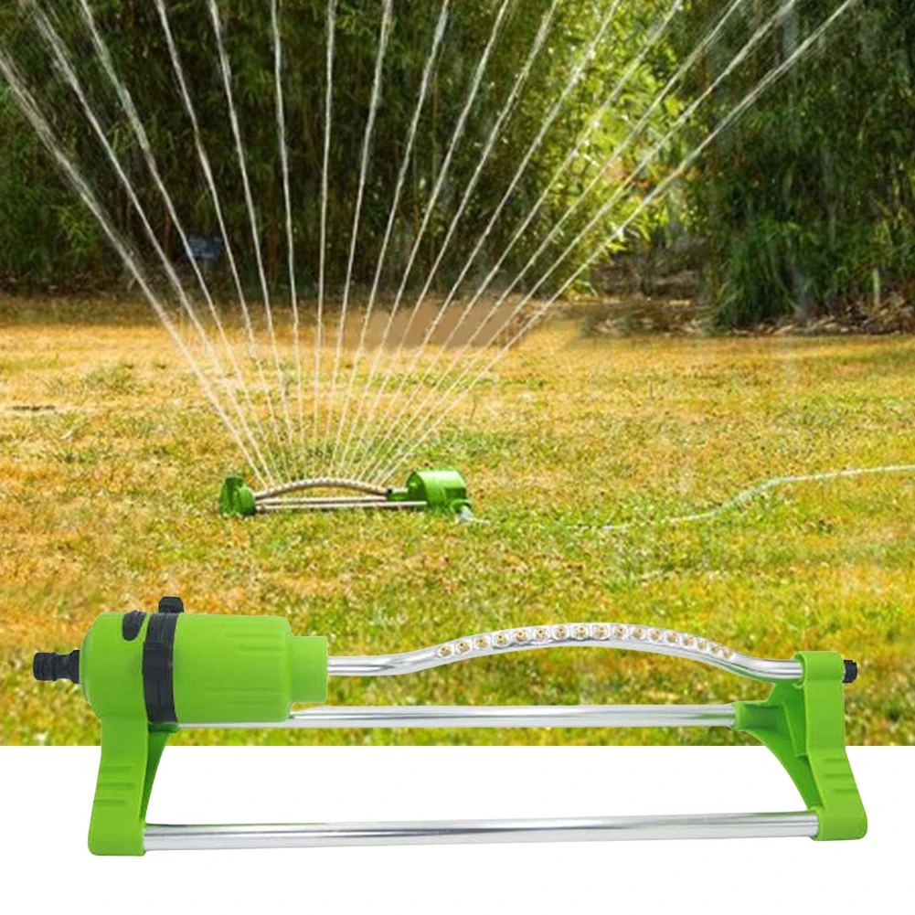 Automatic Oscillating Lawn Sprinkler 17 Nozzle Oscillating Garden Sprinkler Large Area Irrigation Garden Swing Sprink for Home