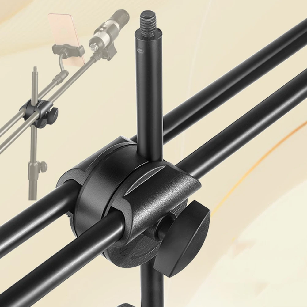 

Capacitor Microphone Adapter Sturdy Mic Arm Stand Extension For Desktop Bedside Workbench Compatible Models Microphone