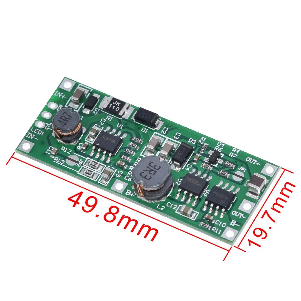 DC 5V 9V 12V Charging Step Up Booster Module for 18650 Lithium Battery UPS Voltage Converter Protection