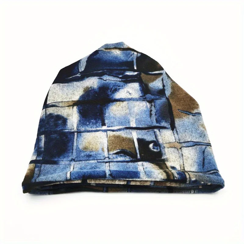 

Unisex Knit Beanie with Ear Protection Windproof Thickened Design for Men Women Autumn Winter Outdoor Activities Scarf Hat