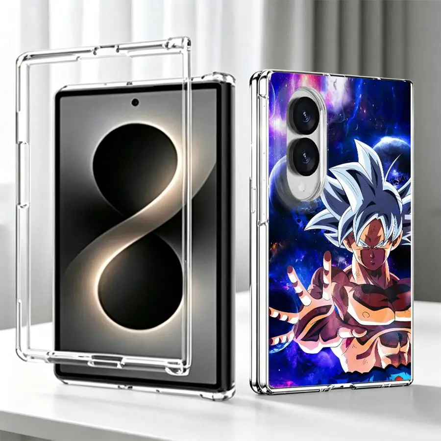 D-Dragon Balls Goku Star Case for Samsung Galaxy Z Fold 8 PC Hard Luxury ZFold8 ZFold 8 Phone Funda
