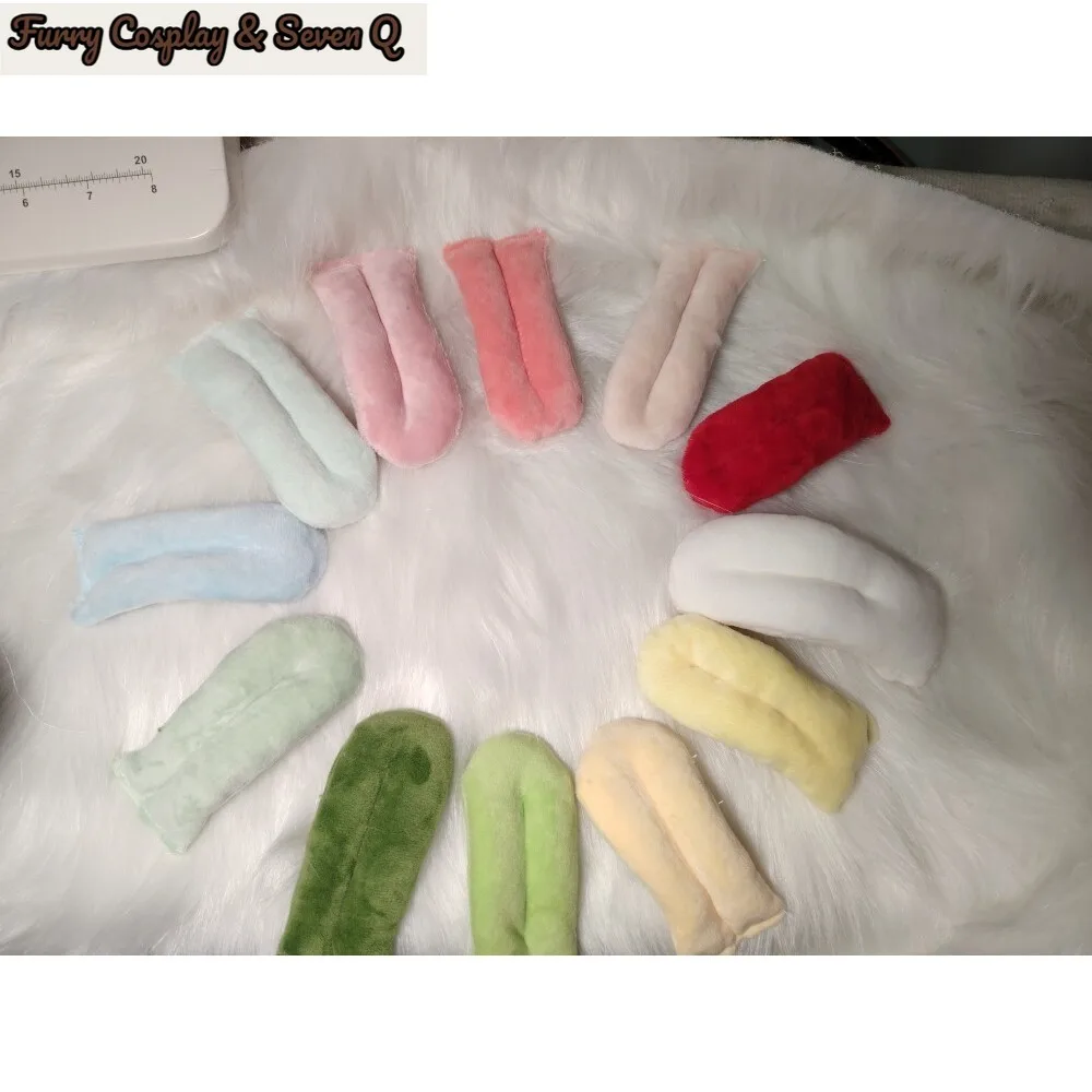 Furry Kig Fursuit Kigurumi Cosplay Animal Multicolor Tongue Accessories Furred Costume Prop Gift Holloween Roleplay Customized