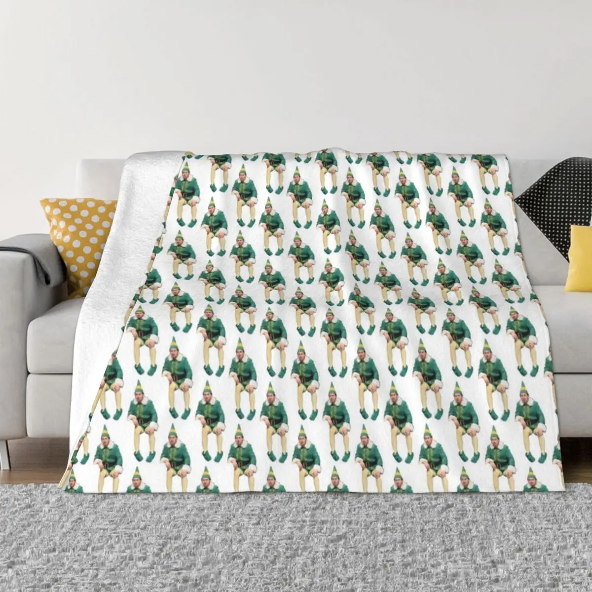 Quinn Hughes elf costume Throw Blanket halloween blanket for winter Plaid on the sofa bed plaid