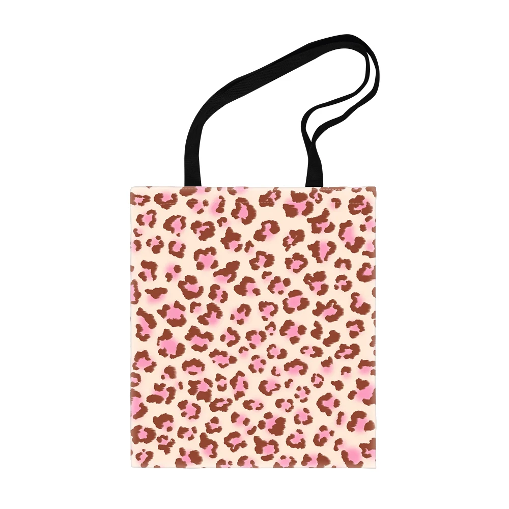 Handbag shoulder bag leopard print zebra tiger stripe pattern storage bag Grocery Shopping Bag travel shopping storage FabricBag