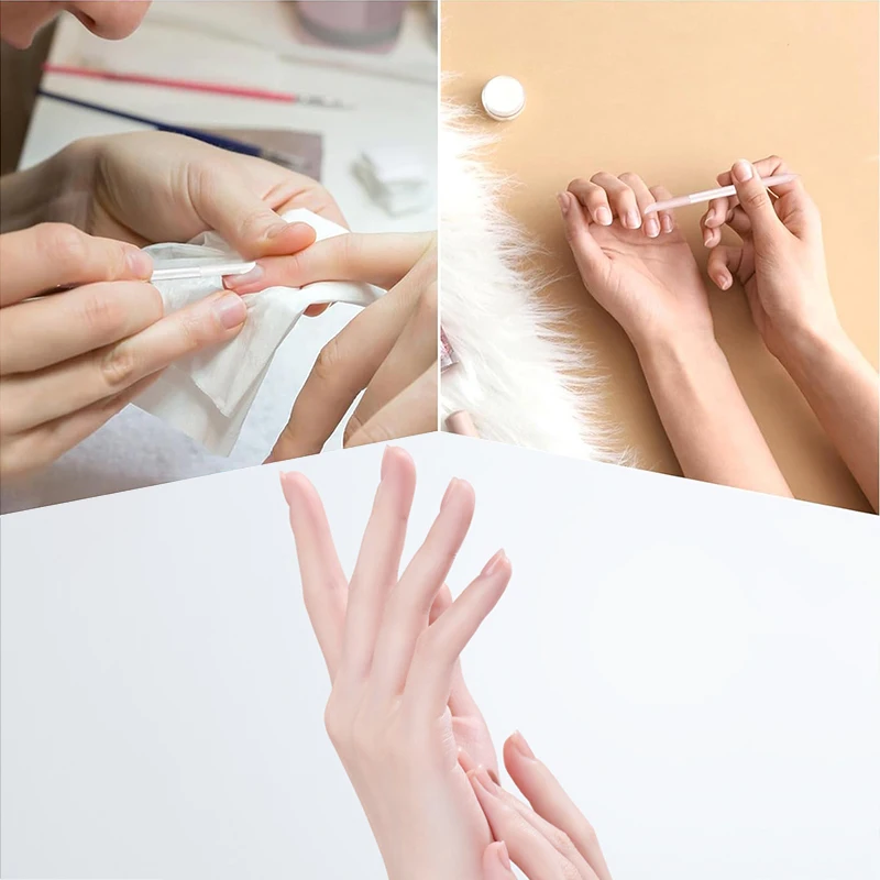 1Pcs  Glass Cuticle Pusher Cuticle Remover Tool Double Sided Cuticle Trimmer Manicure Stick Professional Manicure Tool