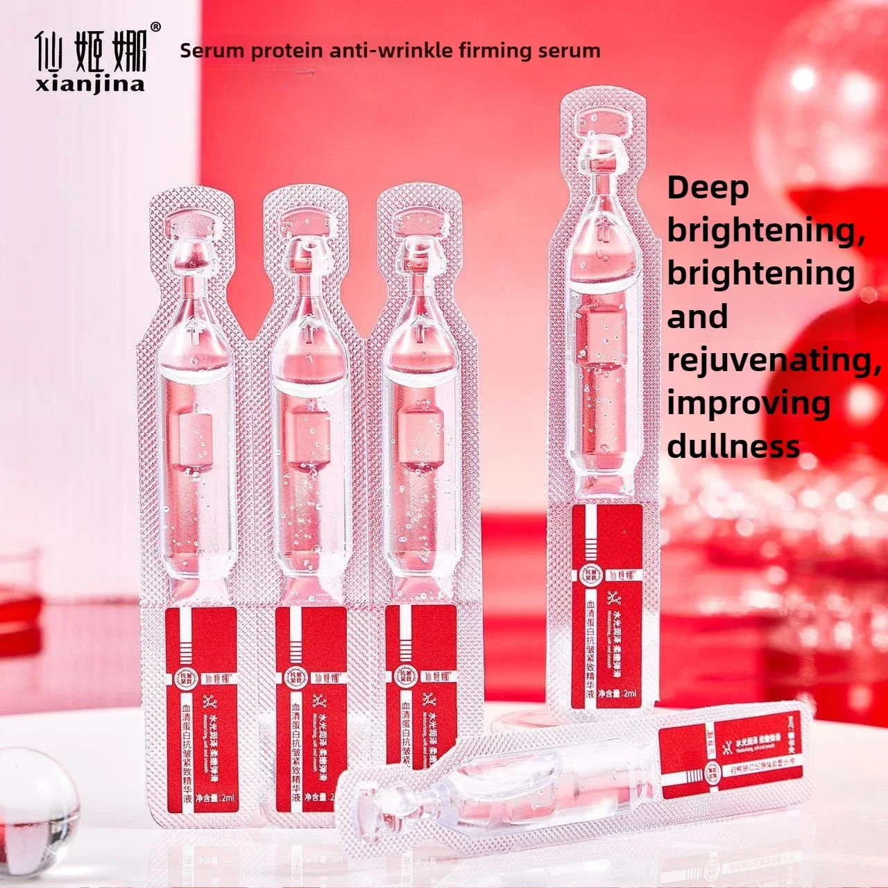 

Apply and Absorb High-end Protein Anti Wrinkle and Firming Essence To Improve Dry and Rough Skin