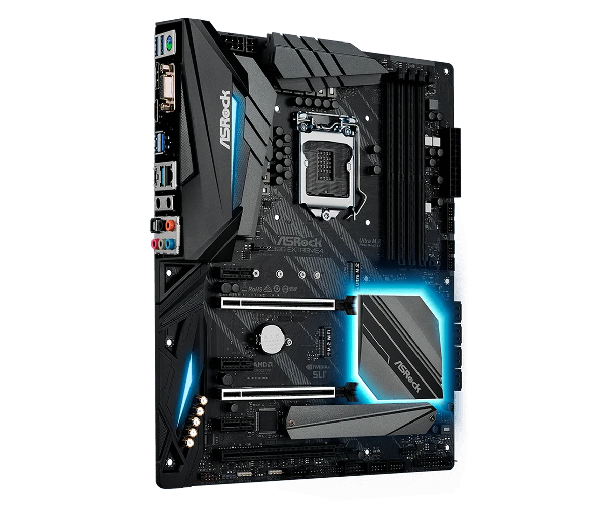 Imagem -04 - Asrock-placa Mãe Desktop Original Z390 Extreme Soquete 1151 Lga1151 Ddr4 Sata3 Usb 3.0 M.2