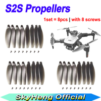 8Pcs LSRC Original S2S Propellers For S2S Drone Spare Paddles S2S Replacement Blade Accessories Parts