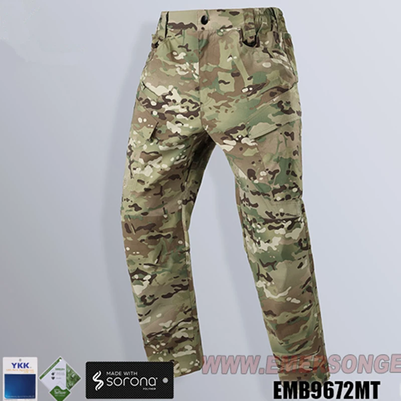 Pantalones tácticos Emersongear Antelope Aym ligeros ergonómicos - imagen 4