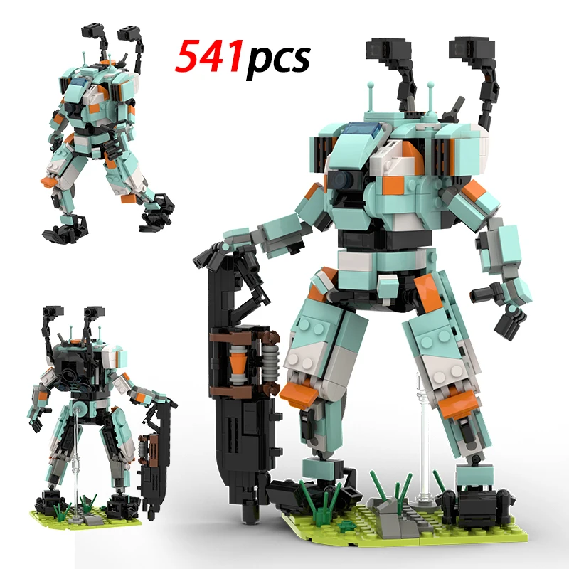 BT-7274 Titan Mecha Robot Building Kit, Vanguard-class Game Mech Action Figure with Suitable for Fans  Stable Pedestal Model Toy