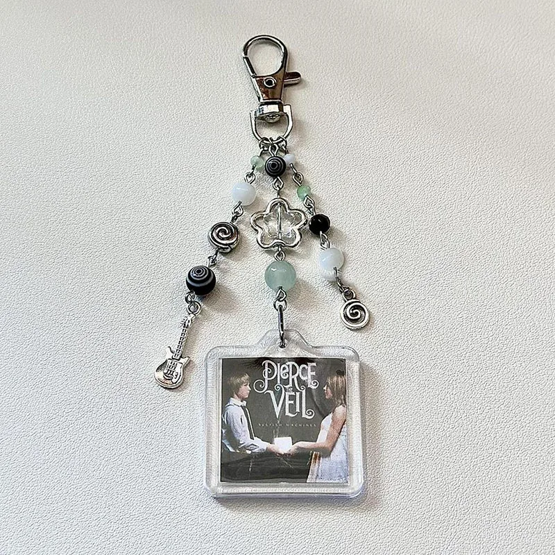 selfish machines keychain custom bag charm Handmade