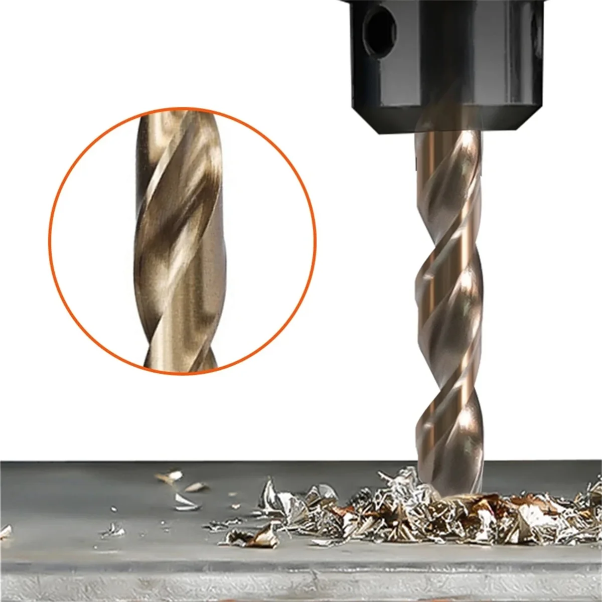 1.0-13mm Cobalt Coated Drill Bits HSS M35 Electric Drill Bit for Wood Metal Steel Hole Cutter Woodworking DrillingJAS