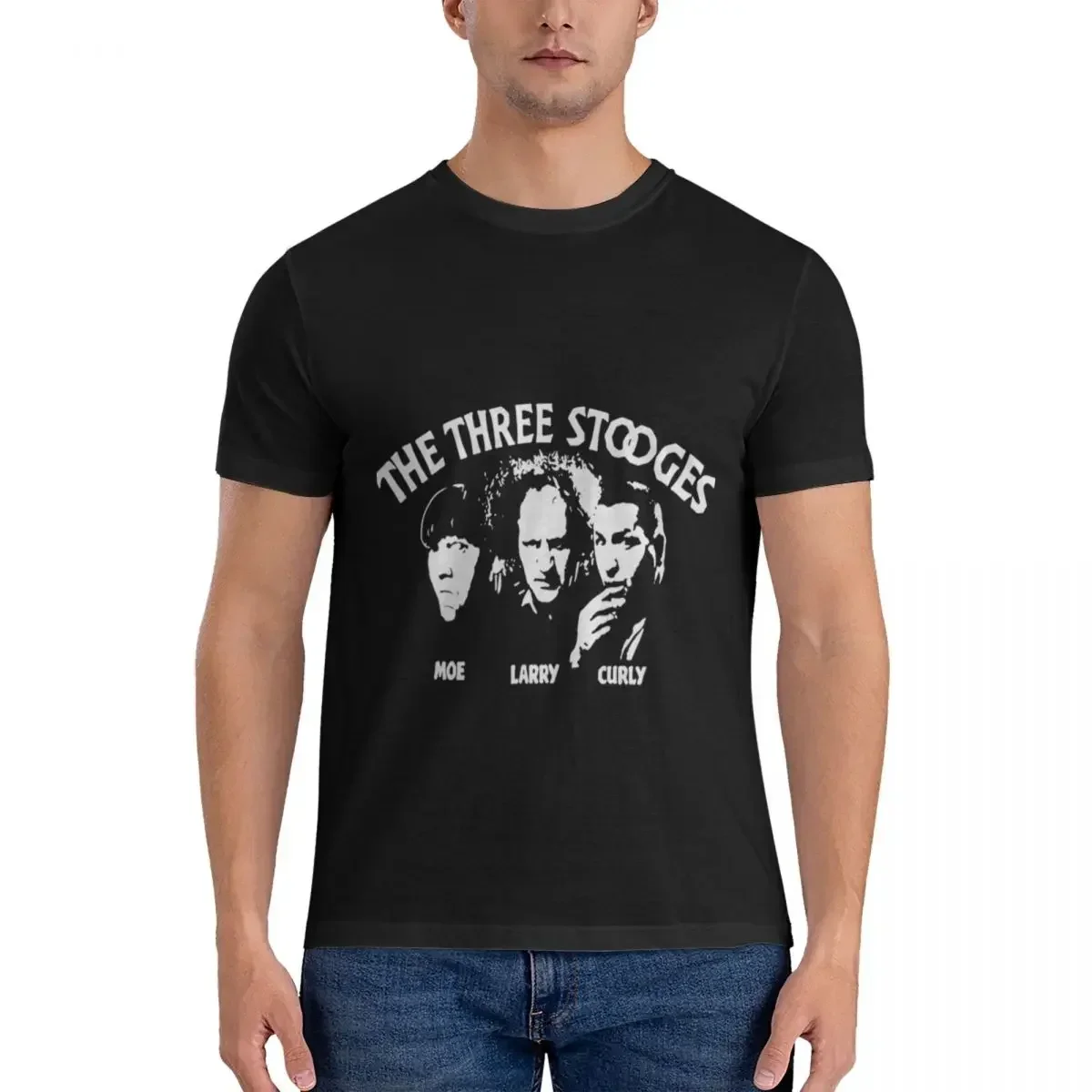 Tts The Three Stooges T-ShirtAmerican Vaudeville Comedy 50s fans gifts T-Shirt_by alyseashlee37806_ (1) Active T-Shirt