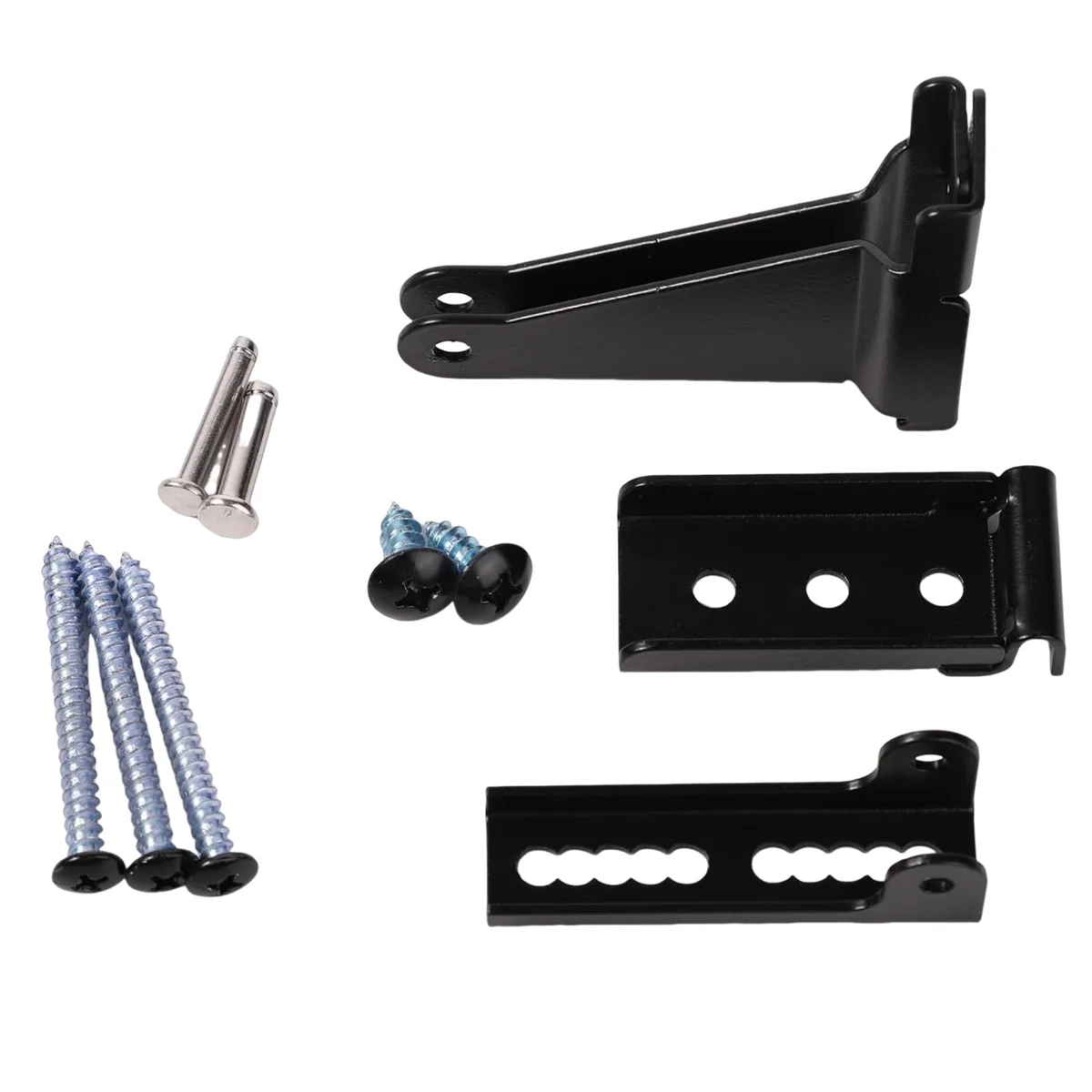 Kapı Kapatıcı Braketi, Andersen için Uyumlu Onarım Söve Braketi, Dayanıklı Ekran Kapı Kapatıcı Yedek Parça Kitleri Siyah