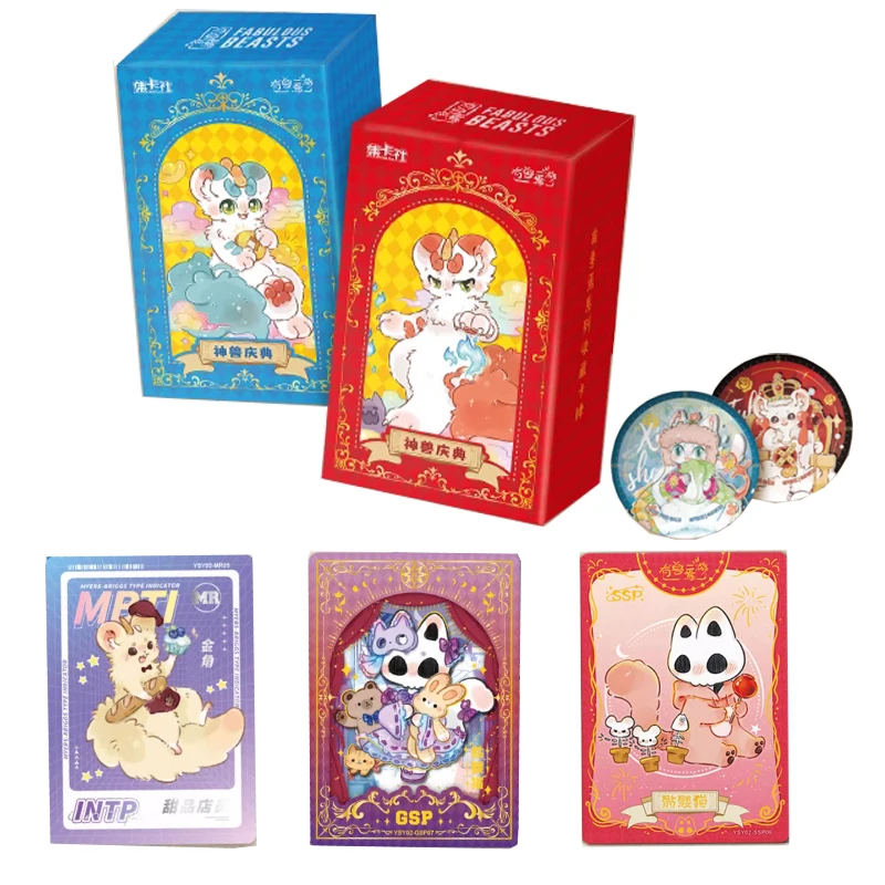 Card Fun Fabulous Beasts Card Collection No.2 Anime Peripherals Cards Box Paper Hobby Children's Gifts Toys