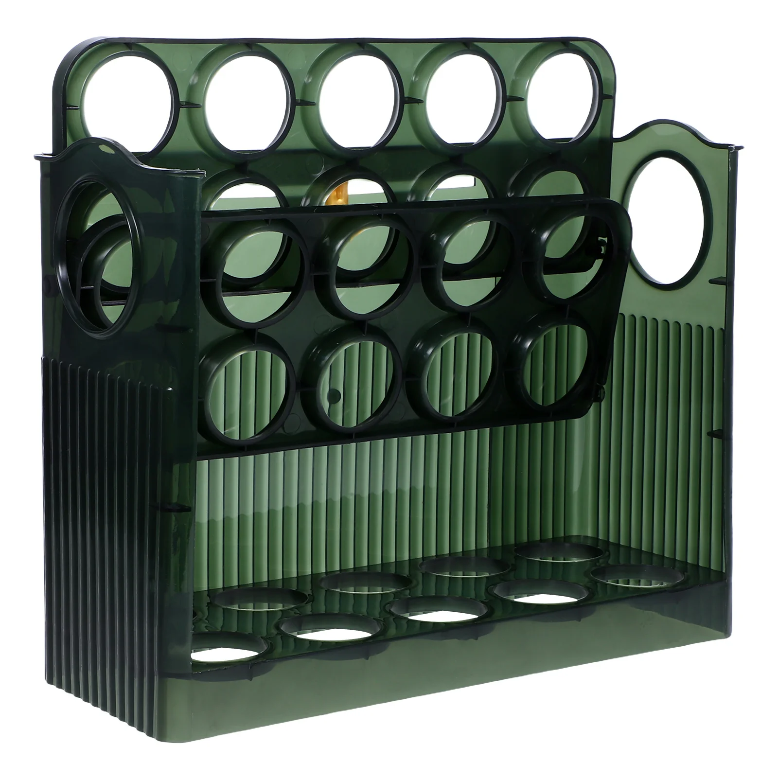 30 بيضة بلاستيكية حامل بيض الثلاجة تصميم الوجه صندوق تخزين الباب الجانبي المنظم توفير المساحة صينية البيض الشفافة للمطبخ