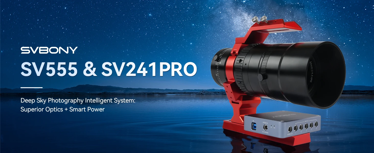 Svbony SV555 Set F/4,5 Vollformat 3-Gruppe 5 Stück Petzval Astrographs APO Astrofotografie mit SV241 oder SV226 – Detail 3