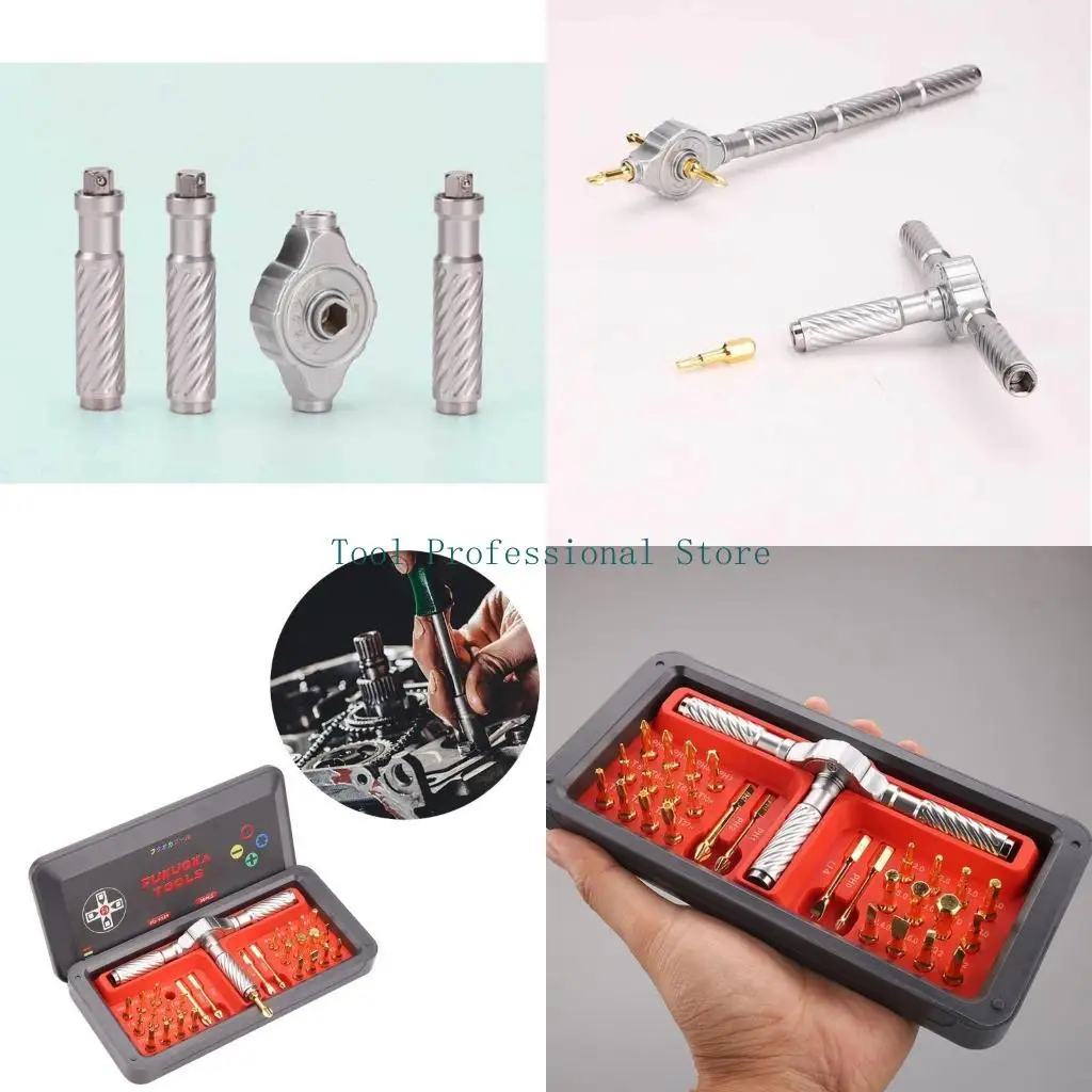 

Набор отвертки с точностью 57QF, 30 в 1 магнитная отвертка бита для очков