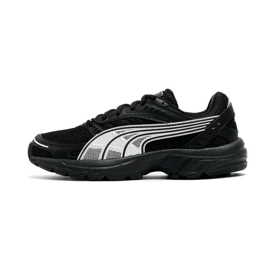 PUMA Axis: Stylish, comfortable unisex soft, non-slip, durable low-top outdoor and casual running shoes in black  368465-21