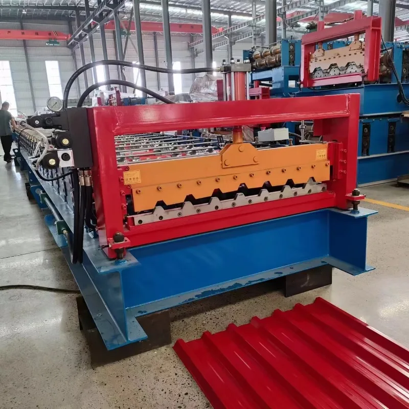 مبيعات المصنع مباشرة آلة صفائح السقف Ibr آلة تصنيع بلاط السقف شبه المنحرف 7 آلة صفائح السقف الضلع #4