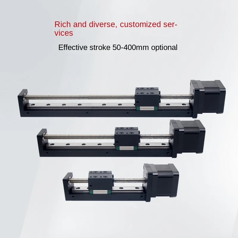 Module de micro vis avec course personnalisable pour table de travail à mouvement linéaire, 20mm, 30mm