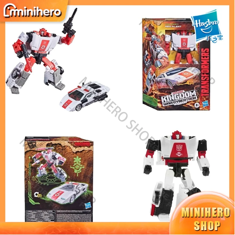 

In Stock Original Hasbro Transformers War for Cybertron Kingdom F1625 Red Alert Deluxe Class Articulated Action Figure