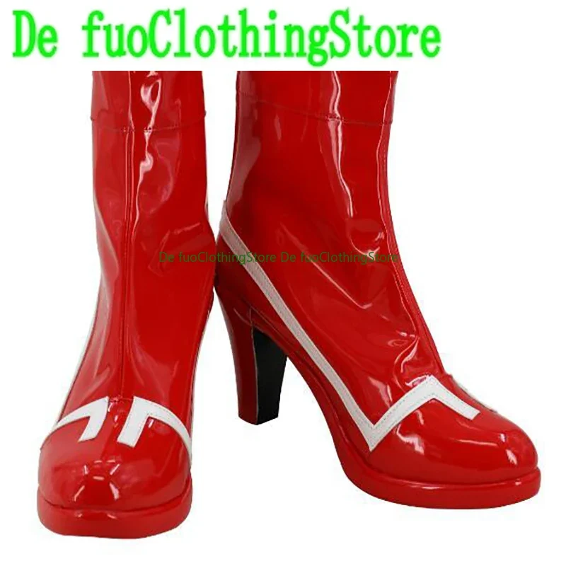 هالوين 002 حبيبي في فرانكس صفر اثنين رمز أحمر عالية الكعب تأثيري أحذية أحذية الكبار حفلة تأثيري حلي الملحقات