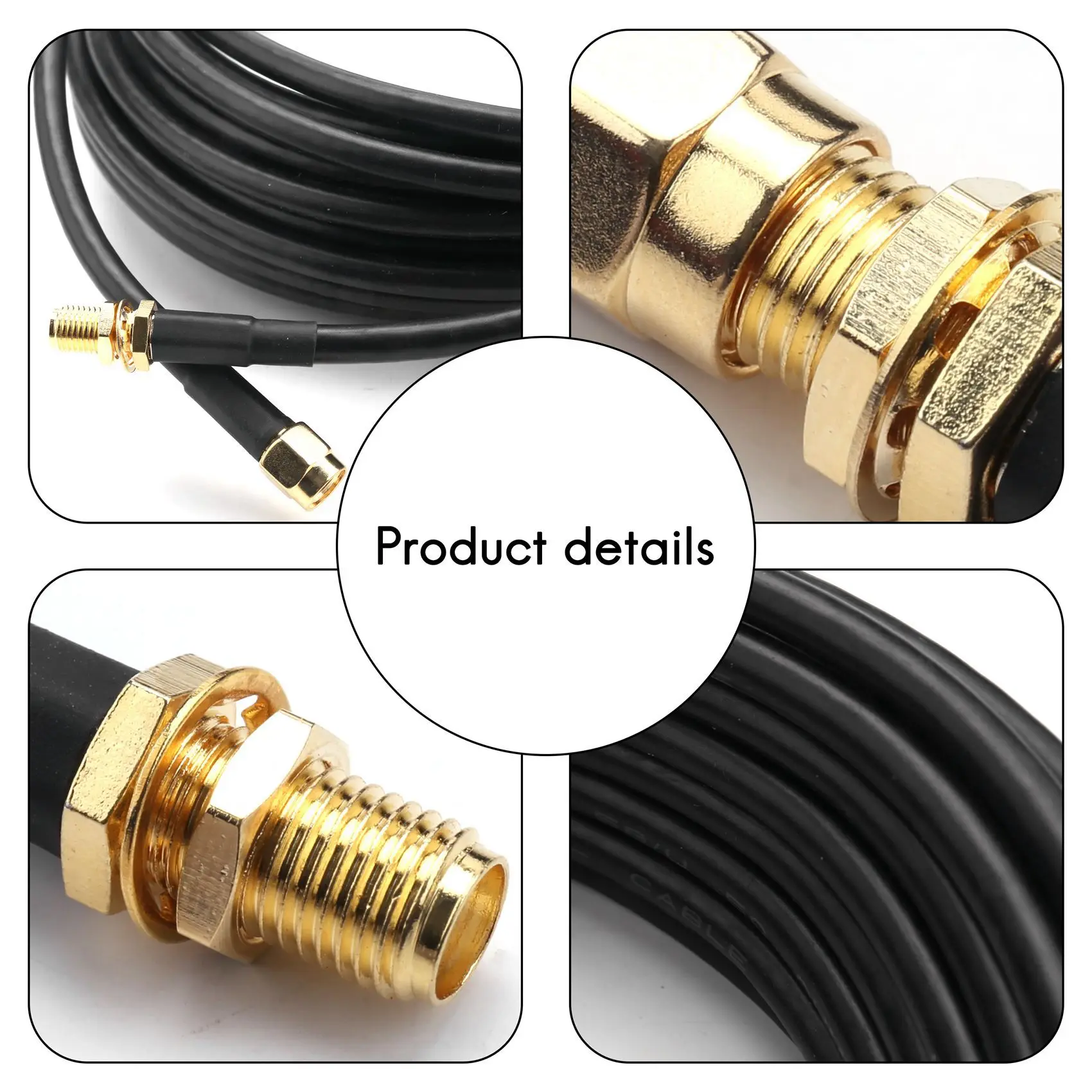 ingenious-2x-sma-wifiアンテナ延長ケーブル-10m-smaオス-smaメス-低損失rg58同軸ケーブル-パッチコード-2g-3g-4g-lte対応