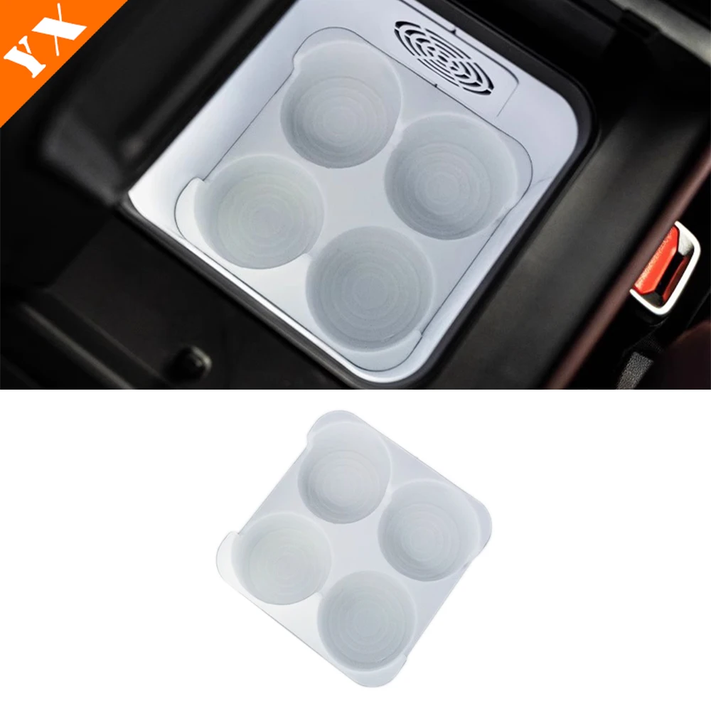 

For BYD Denza Z9 GT 2025 2026 Accessories Armrest Box Refrigerator Rack,Central Control Refrigerator Cup Holder,Silicone Holder