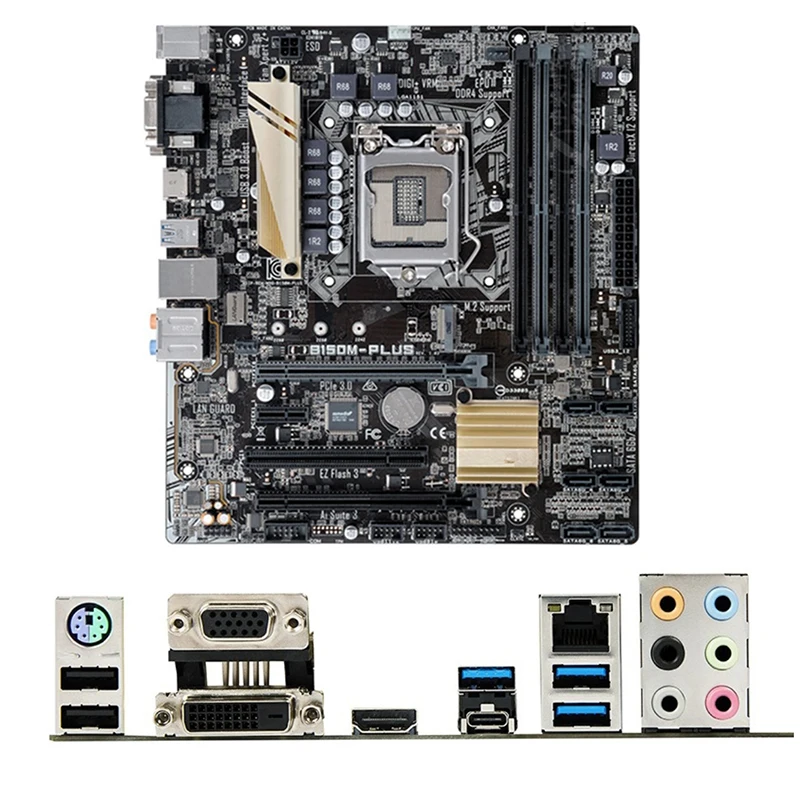 

Intel B150 B150M-PLUS motherboard Used original LGA1151 LGA 1151 DDR4 64GB USB2.0 USB3.0 SATA3 Desktop Mainboard