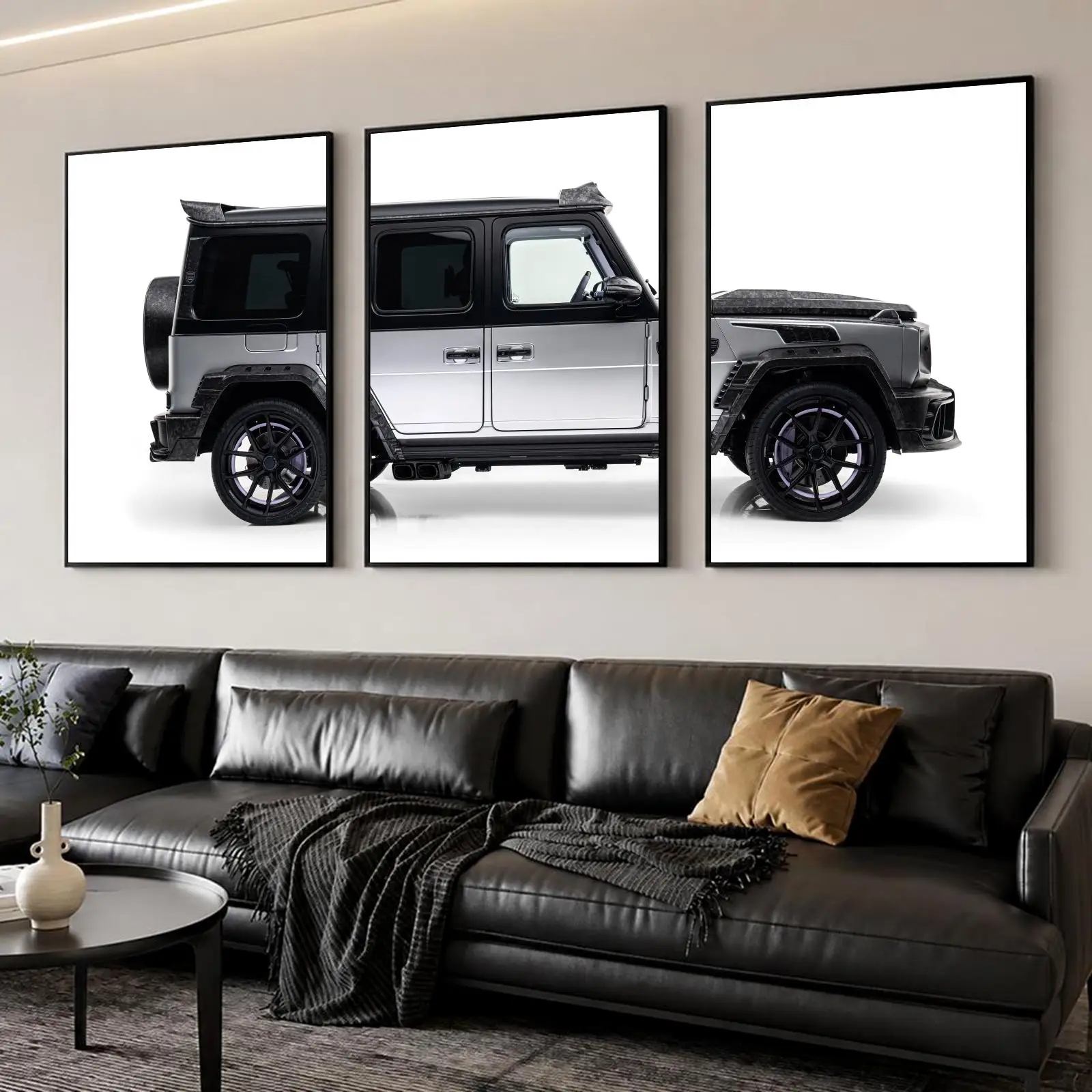 Modified G Class Painting Calligraphy Canvas Poster Set Wall Art Prints for Bedroom Living Room Home Decor Art Gift