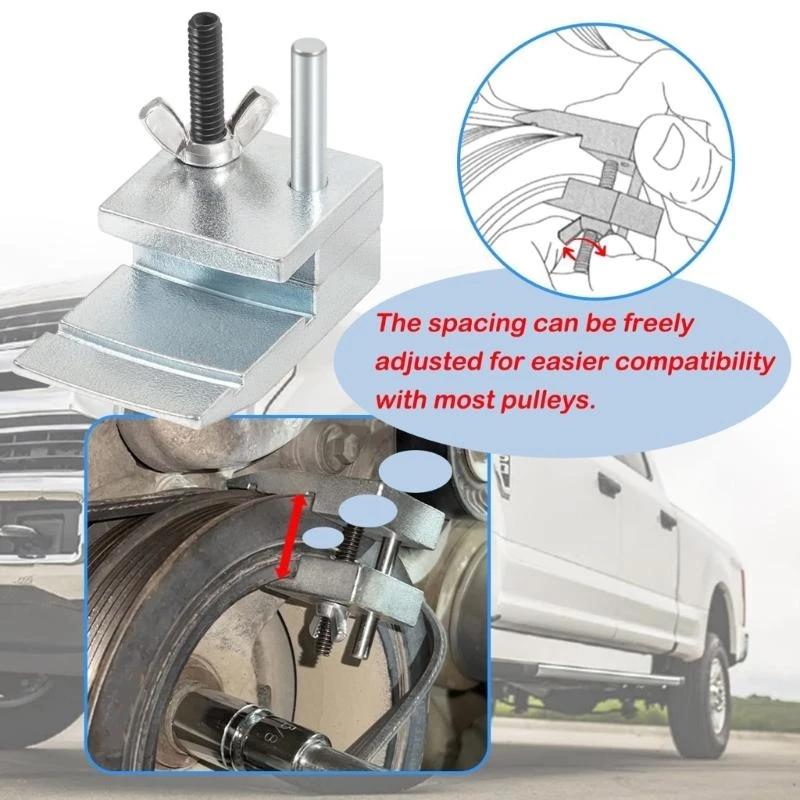 Instalator pasów przemysłowych Narzędzie do konserwacji pojazdów Narzędzie do naprawy silnika 59350 Prosta obsługa podwójnych