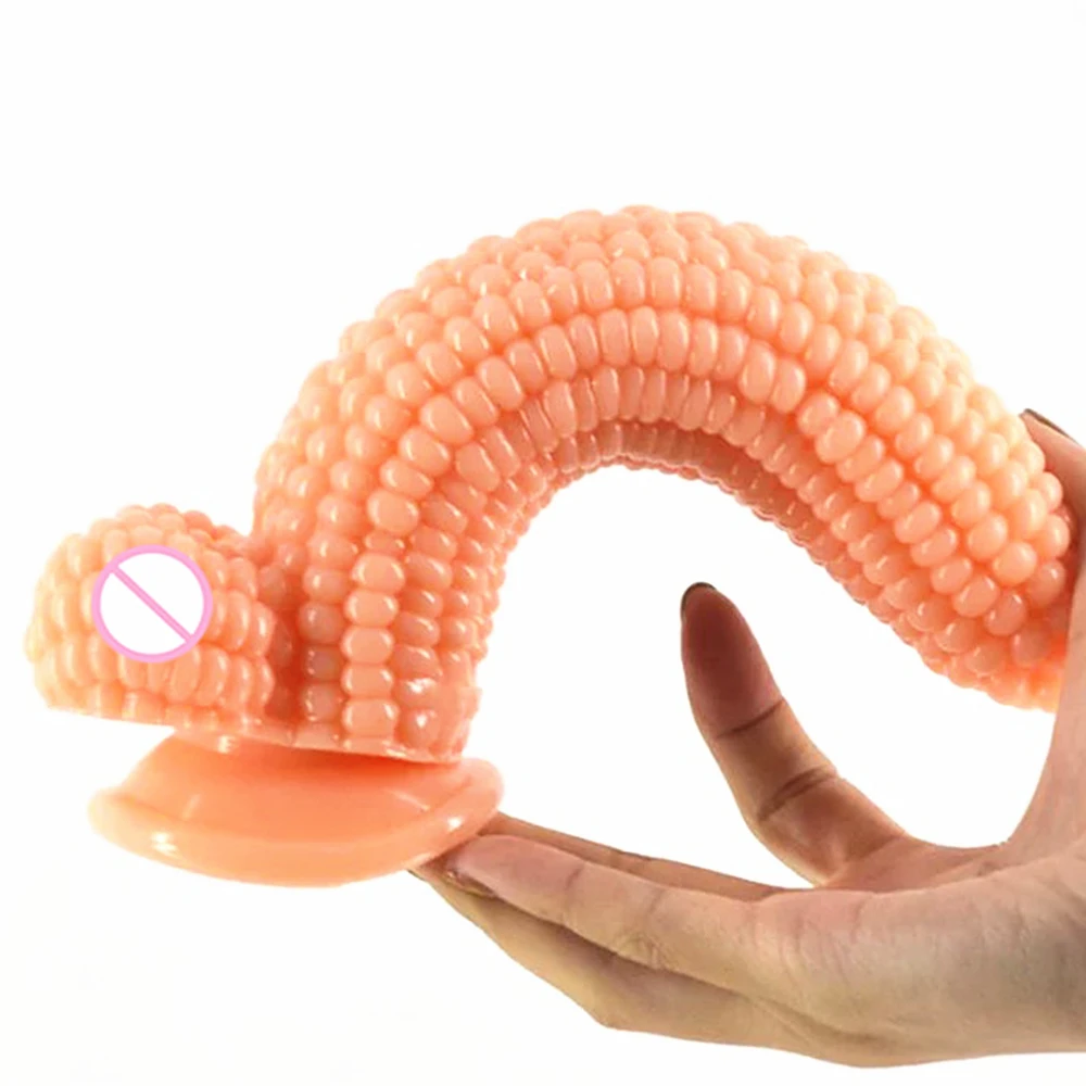 قضبان اصطناعية الذرة واقعية كبيرة دونغ الديك الكبير ضخمة محاكاة ديك المثيرة إدراج منتجات جنسية لعبة الكبار للنساء