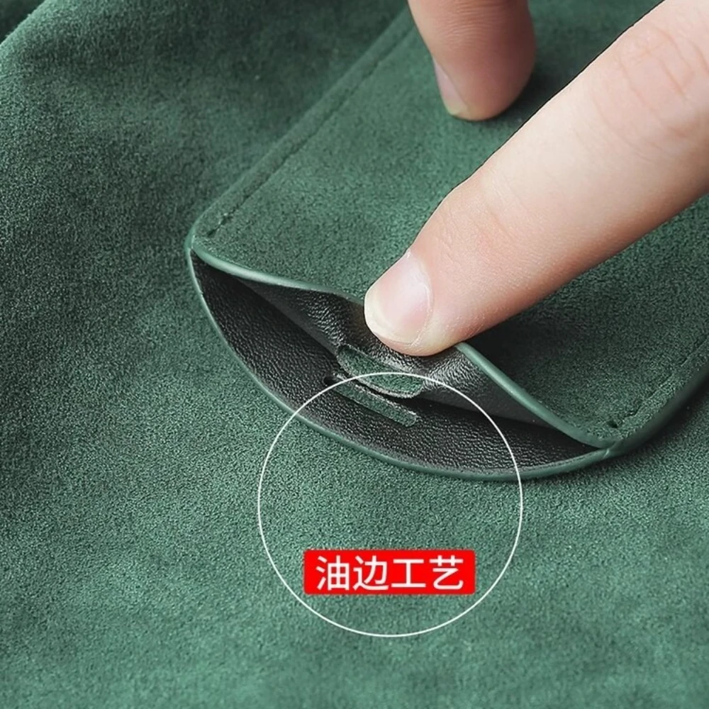 Fit For Polestar 3 4 Car Key Card Holder NFC Smart Card Case Suede Protective Shell