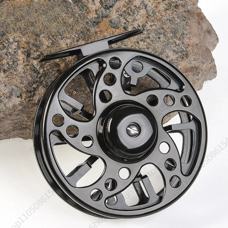 Ultralight CNC Alloy Fly Fishing Reel Left Right Interchangeable Brake Ice Fishing Reel