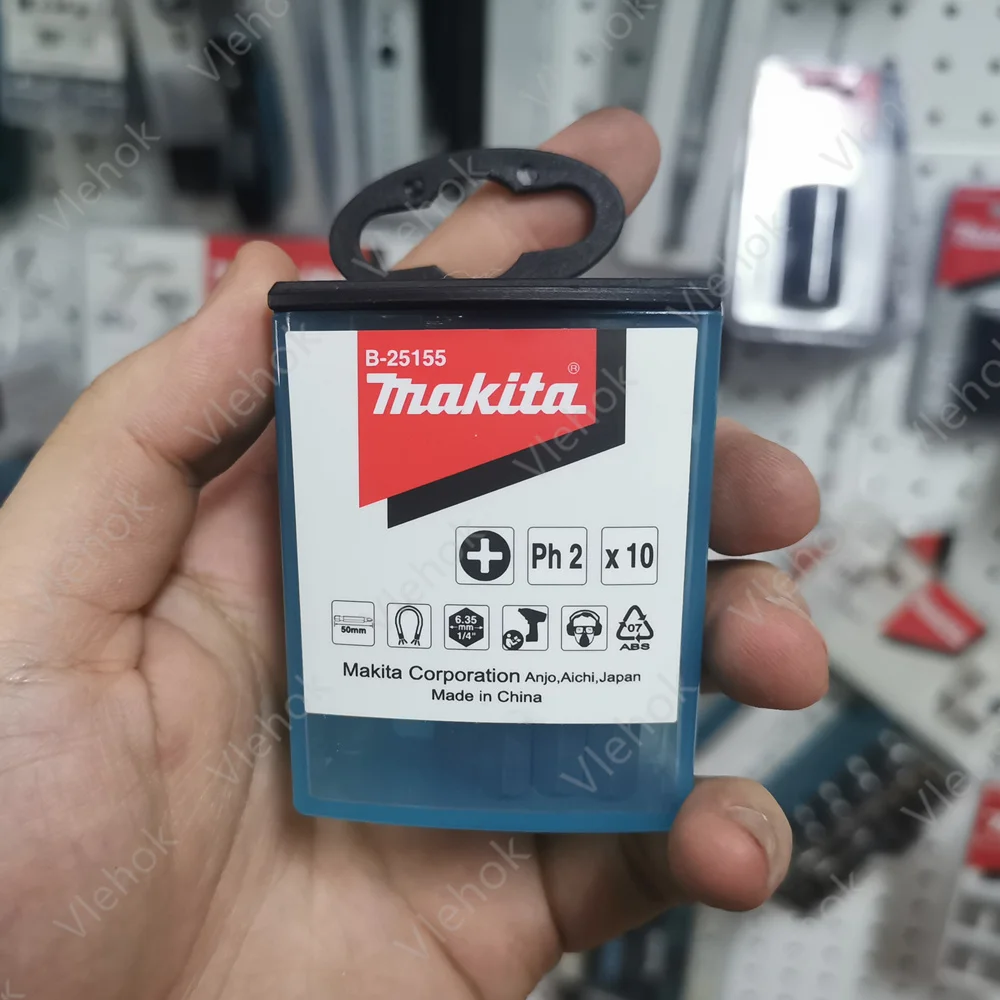 

Makita 10 шт. PH2 50 мм NZ магнитная бита B-25155 электрическая дрель аксессуары для электроинструментов электрические отвертки