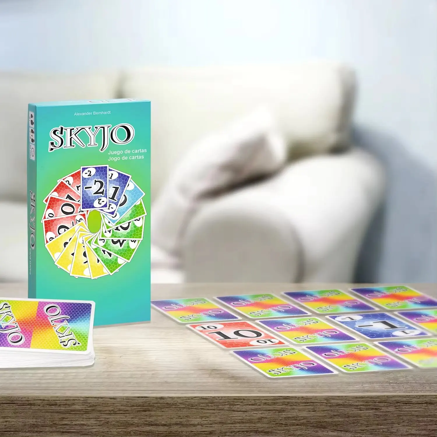 New Skyjo Board Game Card Party of Tables for The Whole Family Deck Box Wit Social Collective Game Children's Tapis Poker Social