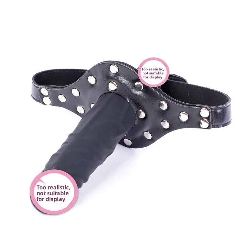 Deep Throat Practice Silikon-Doppelkopfdildo, Mundstopfen, kurz und verlängert, Verkauf von lustigen Mundballen