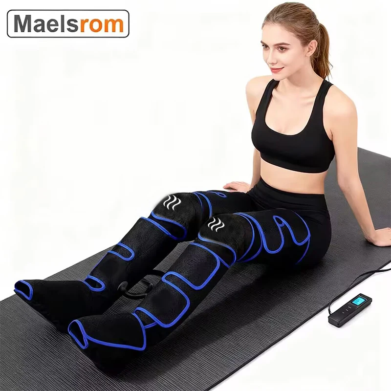 

Electric Leg Massager with Heat 3 Intensity 6Mode Air Compression Boot for Muscle Recovery Relieve Foot&Calf Fatigue for Athlete