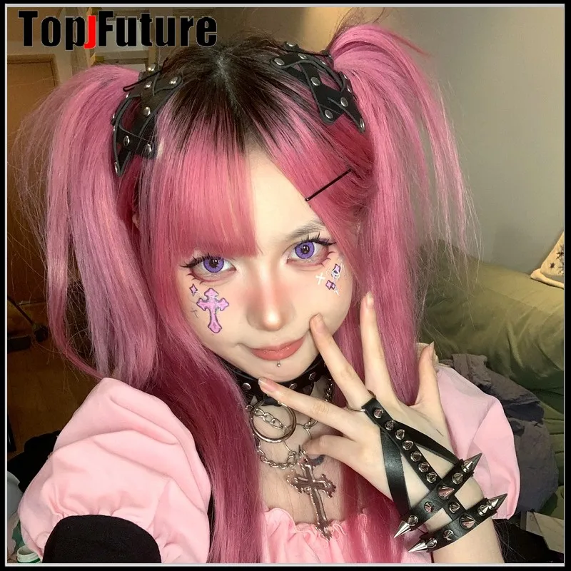 Women Harajuku Y2K Girl Gothic Lolita Willow nail Punk Hairpin Hexagram star Hair Pins Hair Clip hairclip